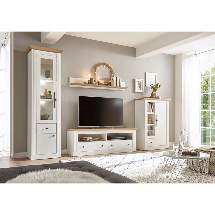 Home affaire Wohnwand Westminster, (Set, 4-St), im romantischen Landhausstil, exclusiv by Otto – Bild 5