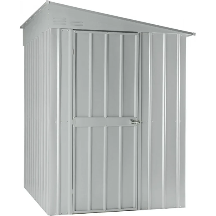 Globel Gerätehaus "Wand-Zierde Lean To 56, silber metallic – Bild 1