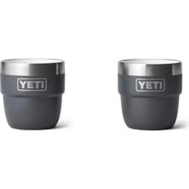 YETI Espressotassen, 2 Pack, 4oz, Charcoal - Edelstahl, doppelwandige Vakuumisolierung, spülmaschinenfest – Bild 1