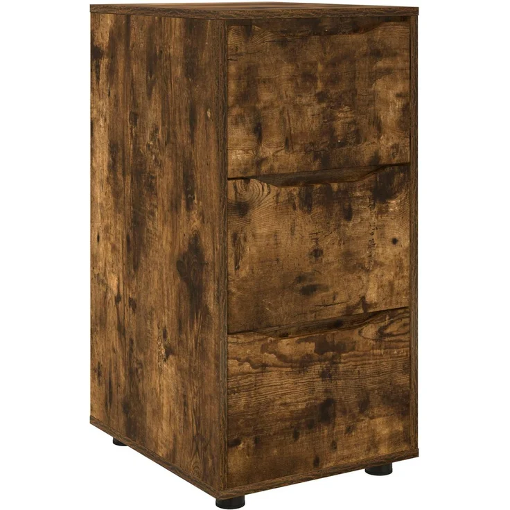 vidaXL Aufbewahrungsschrank 40 x 48 x 81 cm Holzwerkstoff Räuchereiche 888872 – Bild 2