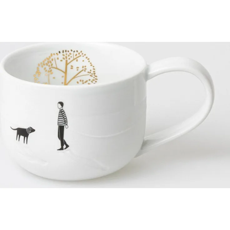 BILDERGESCHICHTEN AUSZEIT. TASSE. PARKSPAZIERGANG