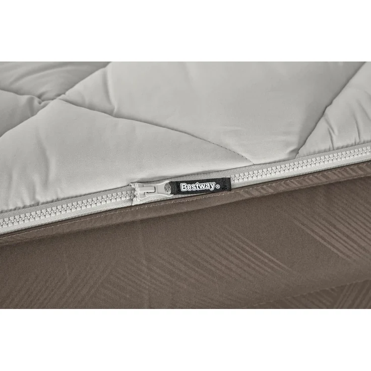 Fortech™ Doppelluftbett mit Reißverschlussbezug & integrierter Elektropumpe 203 x 152 x 51 cm – Bild 5