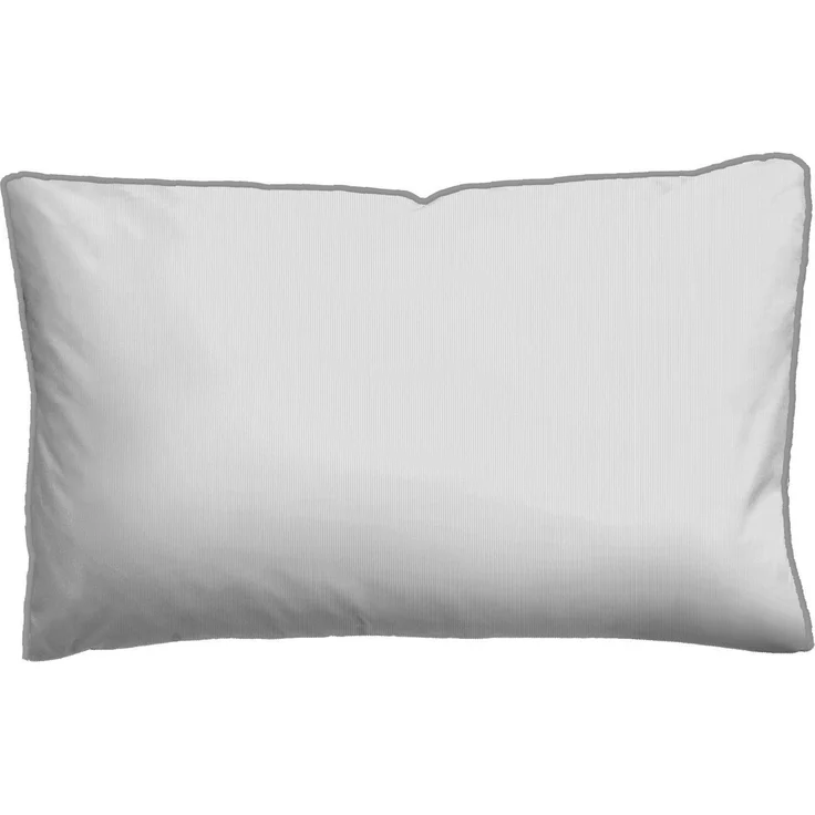 biberna Mako-Satin Bettwäsche 0615211 FEINE STREIFEN, sturmgrau, 1x 40x80 cm – Bild 3