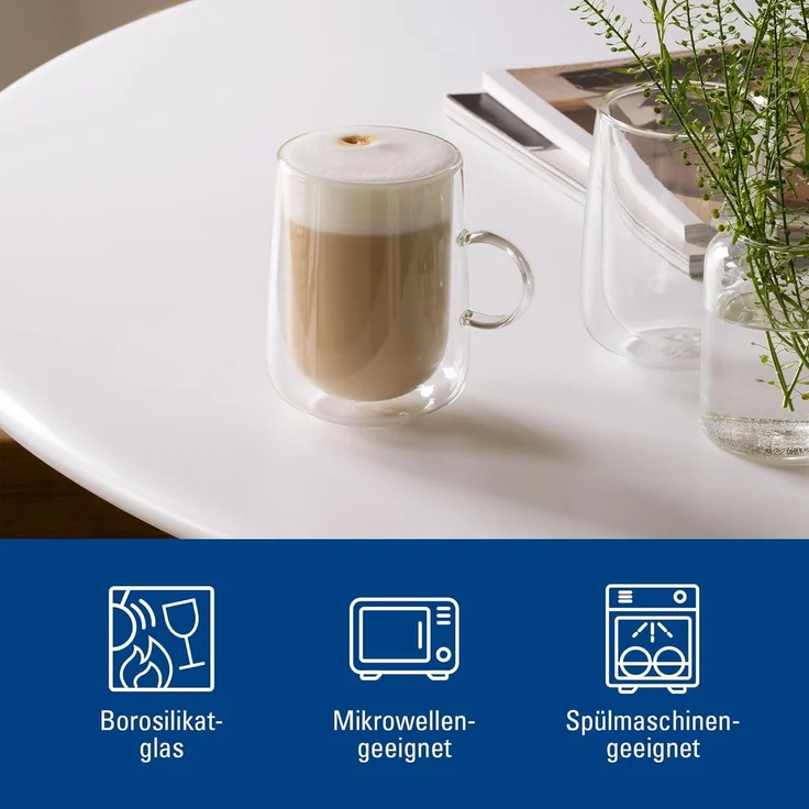 Villeroy & Boch Artesano H&C Latte-Macchiato-Gläser 360 ml 2er Set – Bild 3