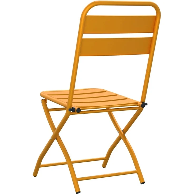vidaXL Gartenklappstuhl 2 pcs Senf 42 x 52 x 82 cm 42002939 – Bild 6