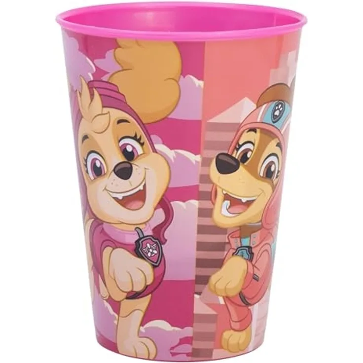 Storline Kinderbecher Paw Patrol 260 ml Trinkbecher für Kita & Frühstück, Plastik