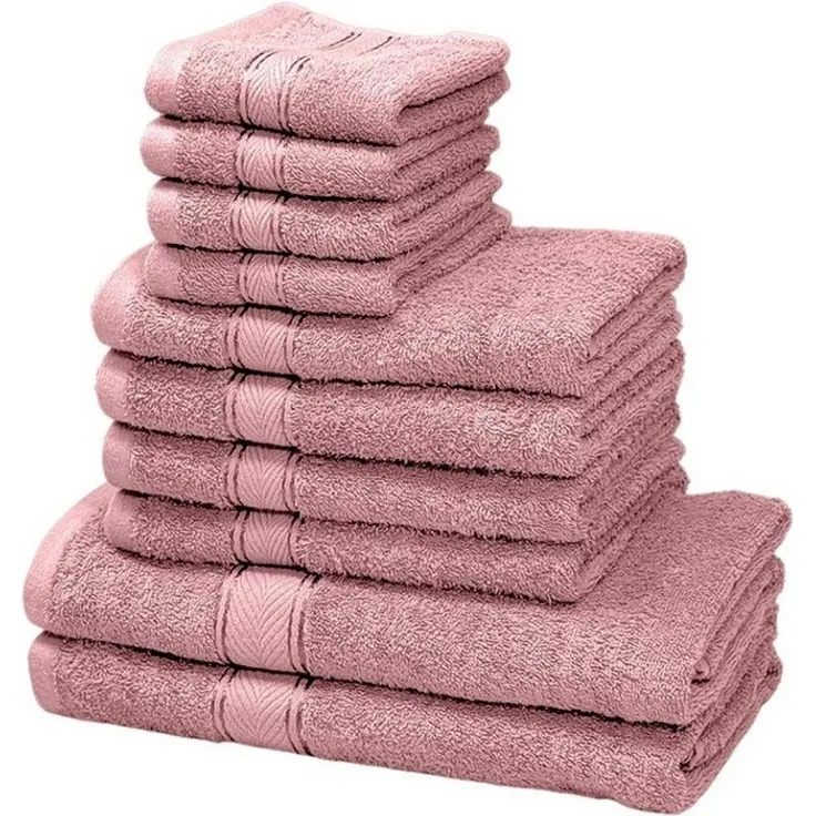 BETTWARENSHOP Handtuch Set Miko, Frottee (Set, 10-St)