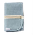Hofbrucker® Windeltasche mit Wickelunterlage für unterwegs, faltbare Wickelclutch mit Organizer für Windeln & Feuchttücher, Abwischbar, Must Have für die Baby Erstausstattung (taubenblau)