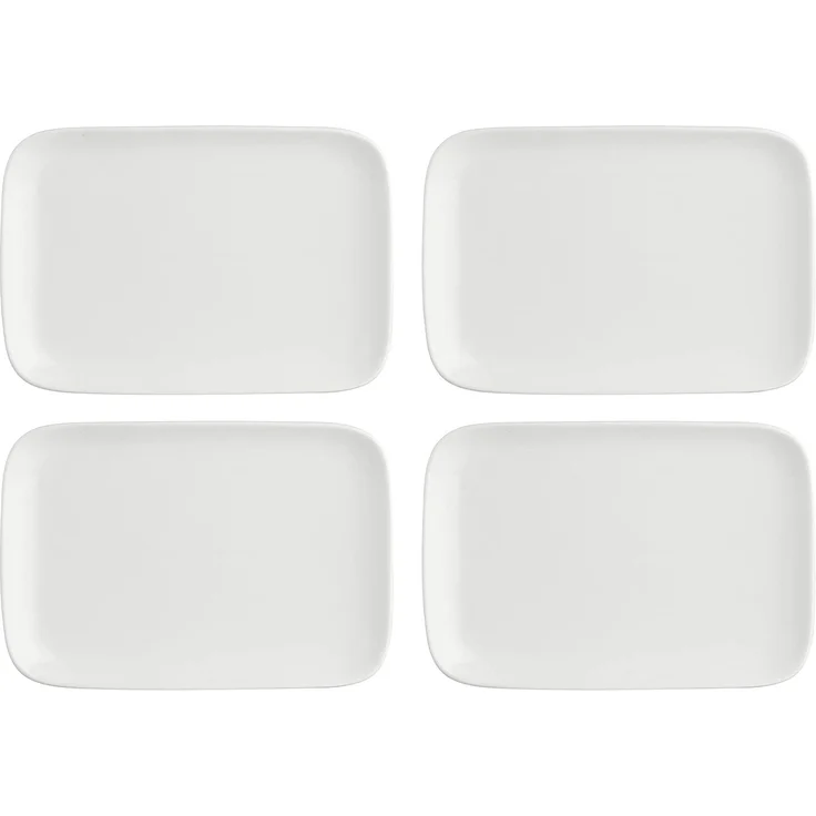 La Porcellana Bianca La Porcellana Bianca Set mit 4 rechteckigen Tabletts 30x22 cm P004703022Z – Bild 4