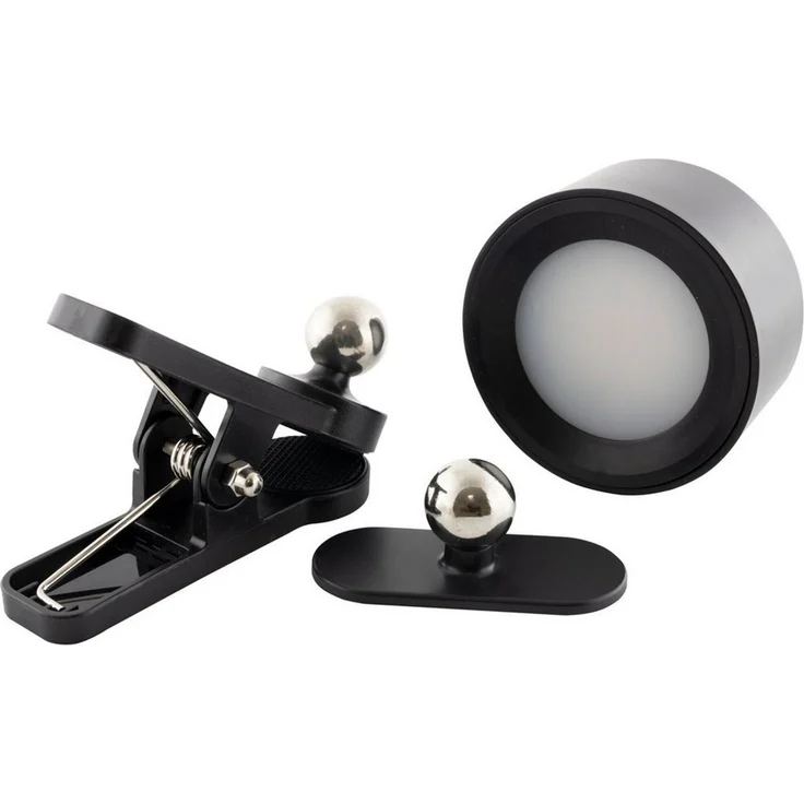 REV LED Wandlampe innen - Wandleuchte ohne Stromanschluss 150lm, dimmbar, 360° drehbar - ideal für Flur, Schlaf- & Wohnzimmer, schwarz – Bild 3