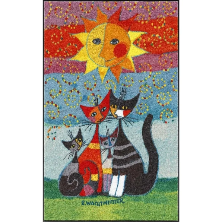 Salonloewe Läufer Fußmatte 75x120 Rosina Wachtmeister Momenti Di Felicita, Eingangsmatte groß, Höhe: 750 mm – Bild 1