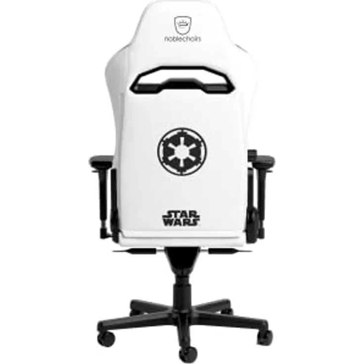 noblechairs HERO ST Gaming Stuhl - Stormtrooper Edition, ergonomischer Bürostuhl mit Kaltschaumpolsterung, Schwarz/Weiß, bis 150 kg belastbar – Bild 4