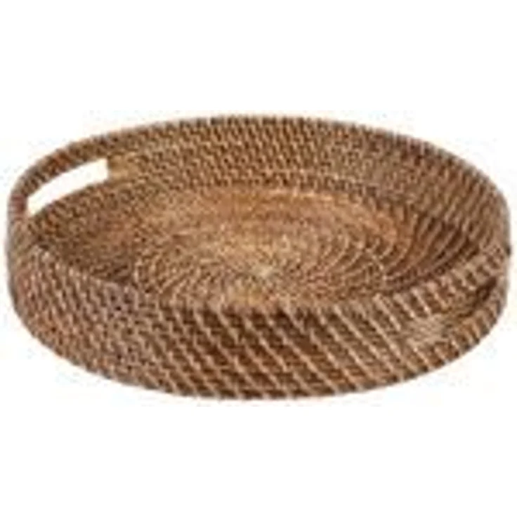 Rattan Tablett Bea rund L – Bild 6