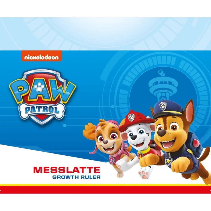 roba Messlatte 'Paw Patrol' - Skala von 70 cm bis 150 cm für Kinder - Holz - Weiß / Blau – Bild 4