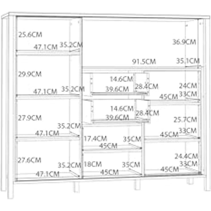 Highboard ARENSBURG – Bild 7