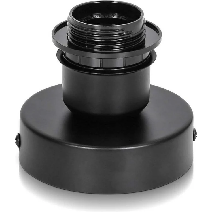 Nettlife Deckenleuchte Deckenleuchte Schwarz 2xE27 Metall Lampenschirm, LED wechselbar, Flur Küche Gang Schlafzimmer – Bild 3