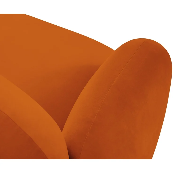 Micadoni Sessel Blair Samtstoff Terrakotta – Bild 5