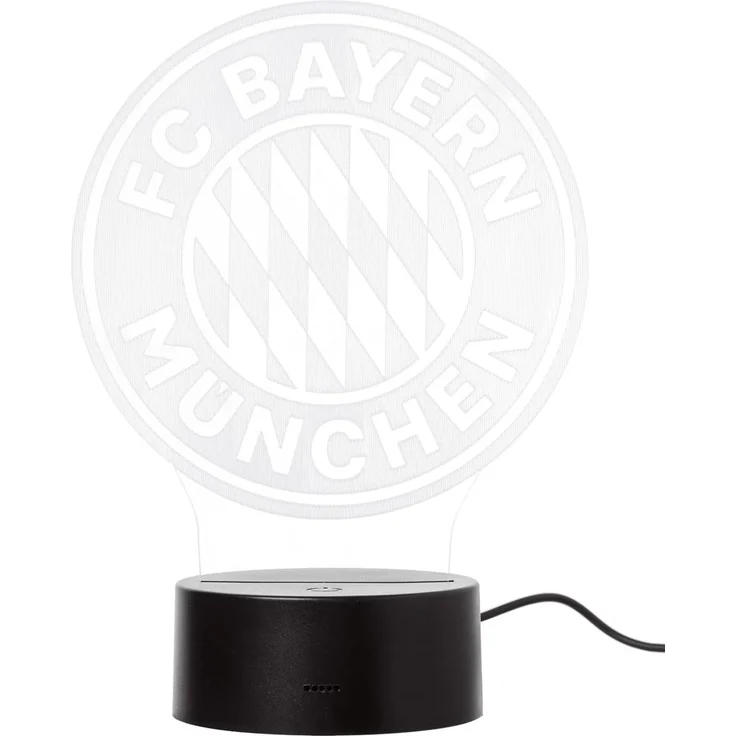 FC Bayern München LED Dekolicht FC Bayern München LED-Logo I Nachtlicht I Lampe I Leuchtendes Logo – Bild 2