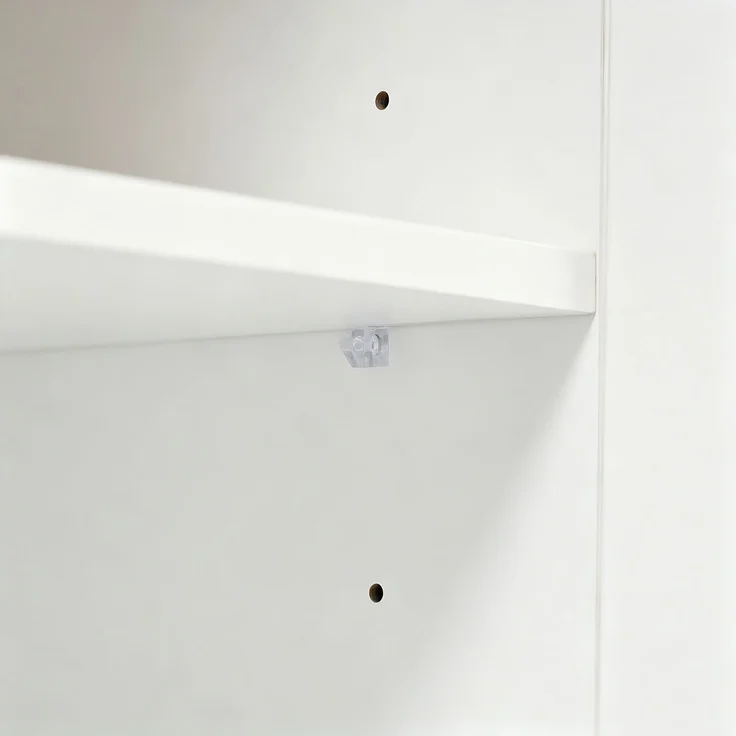 ZUBALIYA Schreibtisch mit feststellbaren Rollen – multifunktionales Design, 4 cm dickere, drehbare Tischplatte, fest arretierbar, weiß/Eiche, Faltbarer Schreibtisch, Eckschreibtisch, Sideboard,Dicke Materialie – Bild 16