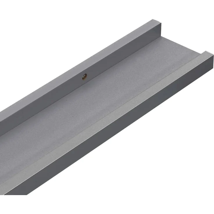 vidaXL Wandregale 4 Stk. Grau 40x9x3 cm 326674 – Bild 7