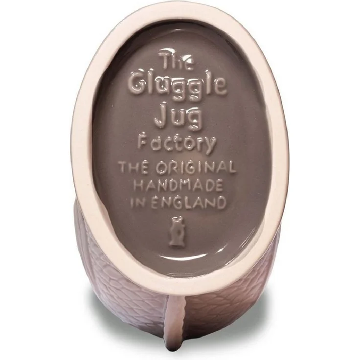 Gluckigluck Wasserkaraffe, (Original Gluggle Jug aus England), mit Gluckergeräusch, handgefertigt, ikonisches Fisch-Design, 1,2 L – Bild 3