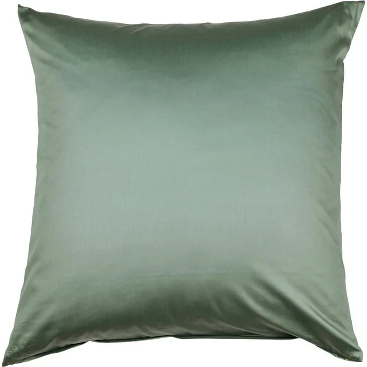 Janine Kissenbezug Colors Mako Satin, (1 Stück), mit Reißverschluss, uni Kissenhülle, feinfädig, 100% Baumwolle
