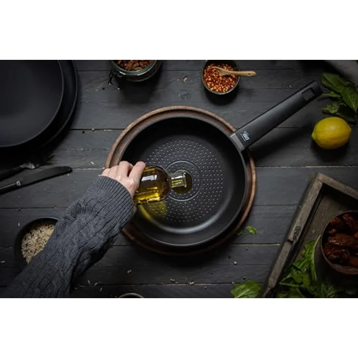 Pfanne ELO SMART WAVE D 24 cm schwarz Bratpfanne Pfannen-Set Pfannenset – Bild 7