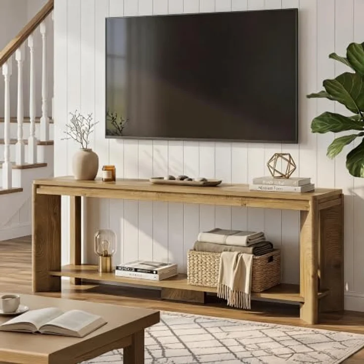 LITTLE TREE TV Schrank, für Fernseher bis zu 70 Zoll, 160cm Konsolentisch – Bild 1