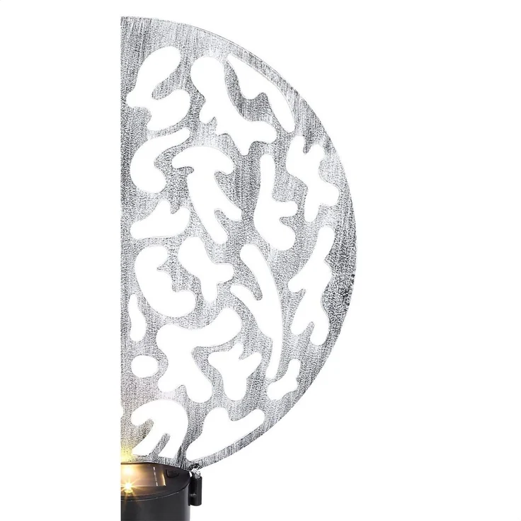 Solarleuchte Garten Scheibe 30cm Solarlampe Außen Leuchte Solar mit Pflegetuch – Bild 4