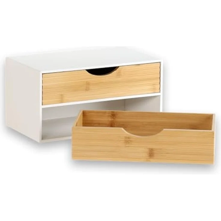 KESPER 58962 Organizer mit 2 Schubladen, weiß, FSC / Mini-Kommode – Bild 6