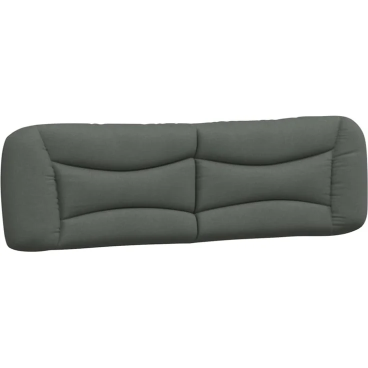 vidaXL Kopfteil-Kissen Dunkelgrau 180 cm Stoff 374601 – Bild 6
