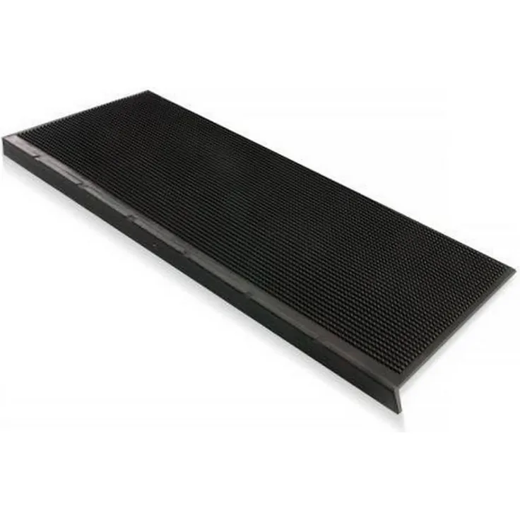 Floordirekt Stufenmatte Santiago, 25x65 cm, Treppenschutz, Außentreppenschutz, rechteckig, aus Gummi