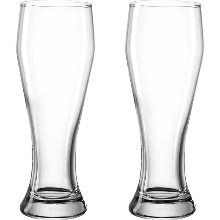 montana: :basic Weizenbierglas, 6er Set, Weizen Bierglas, Weizenglas, Weizenbier, Bier Glas, 400 ml, 075038