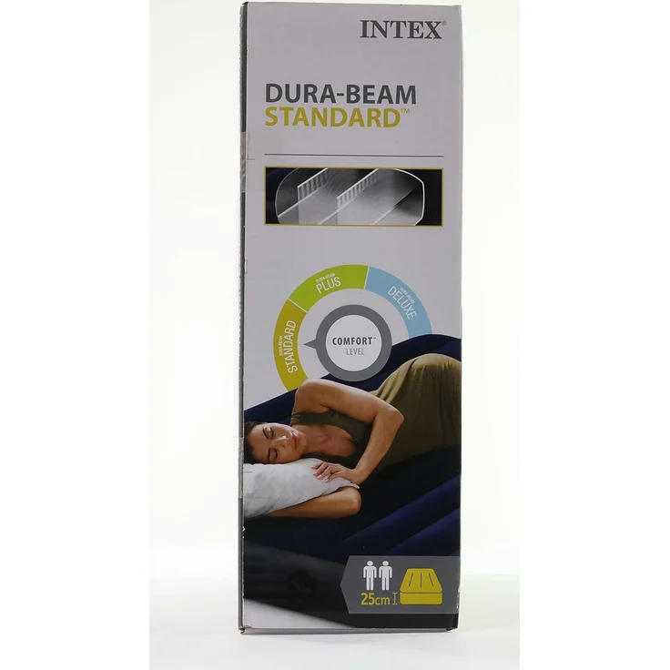 Intex 'Classic Downy' Luftbett, blau, 183 x 203 x 25 cm – Bild 14