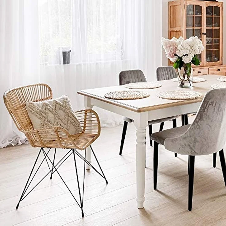 Selsey Rattanstuhl, Braun, 61 x 90 x 63, 5903025265490 – Bild 2