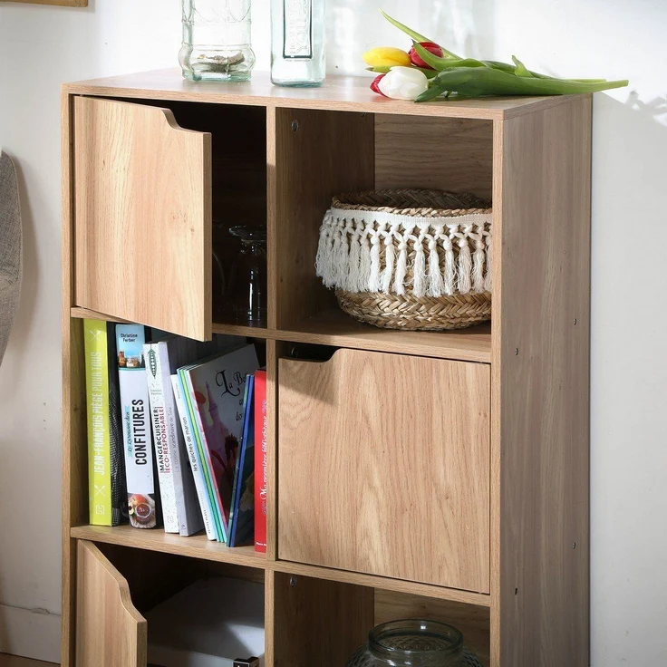 Casâme Möbelstück mit 6 Fächern und drei Türen - L60 cm - Holz – Bild 8