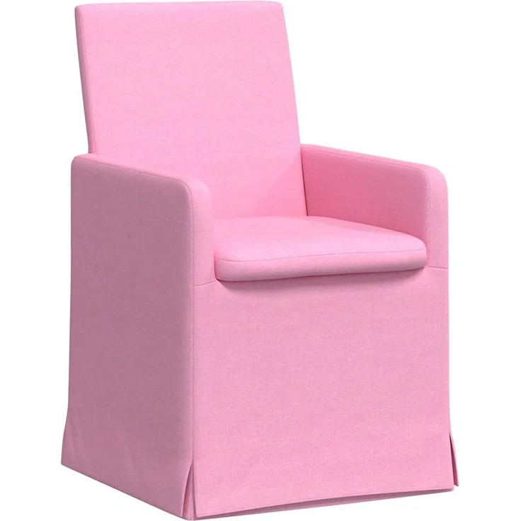 vidaXL Esszimmerstühle 2 pcs Rosa 57 x 67 x 95 cm Stoff 42017912 – Bild 1