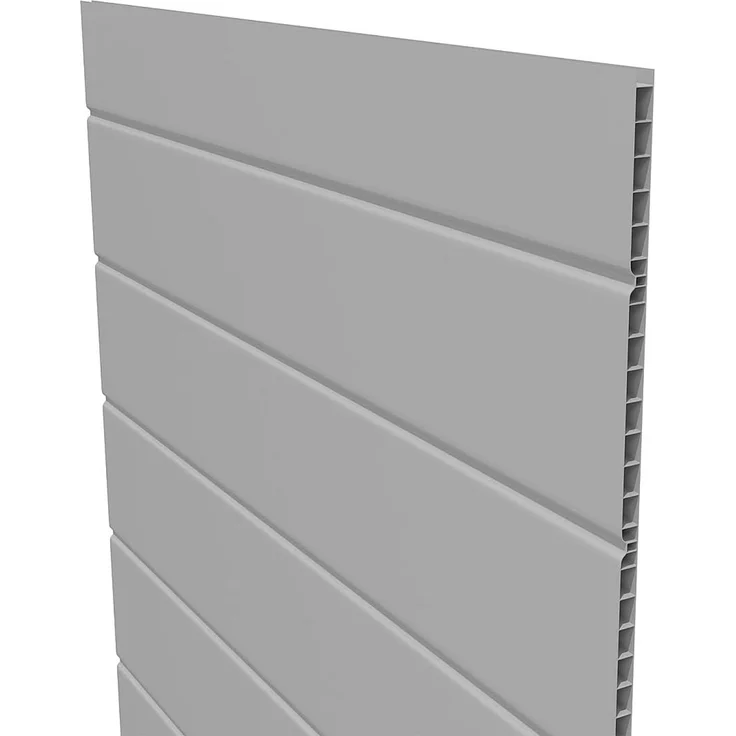 Vente-unique - CESIO Gartenhaus Harz GrauGrau - B 92 cm x H 168 cm x L 120 cm – Bild 7