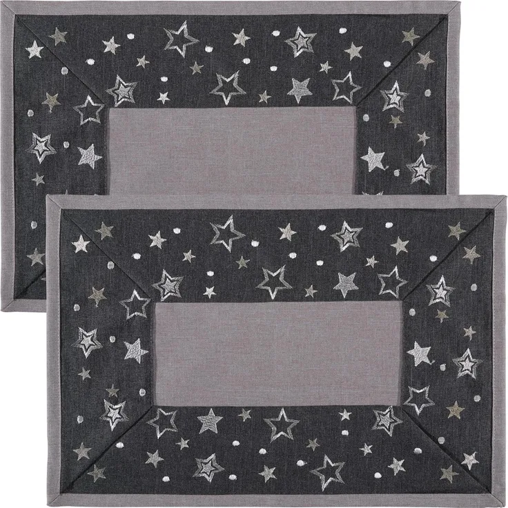 Erwin Müller Platzset Tischset "Sterne" 2er-Pack, Sterne