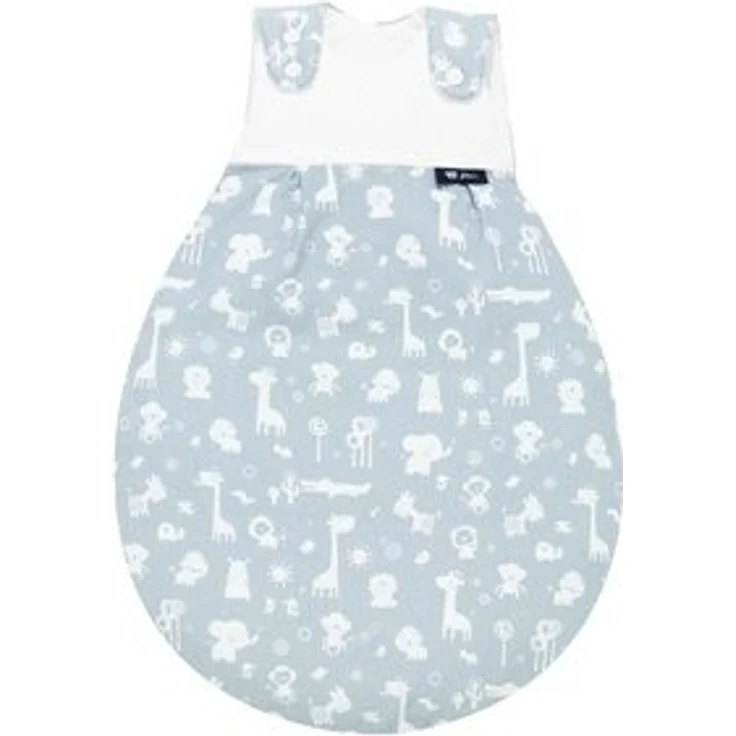 Alvi Baby-Mäxchen Außensack Animals blau, Größe:50/56 – Bild 4