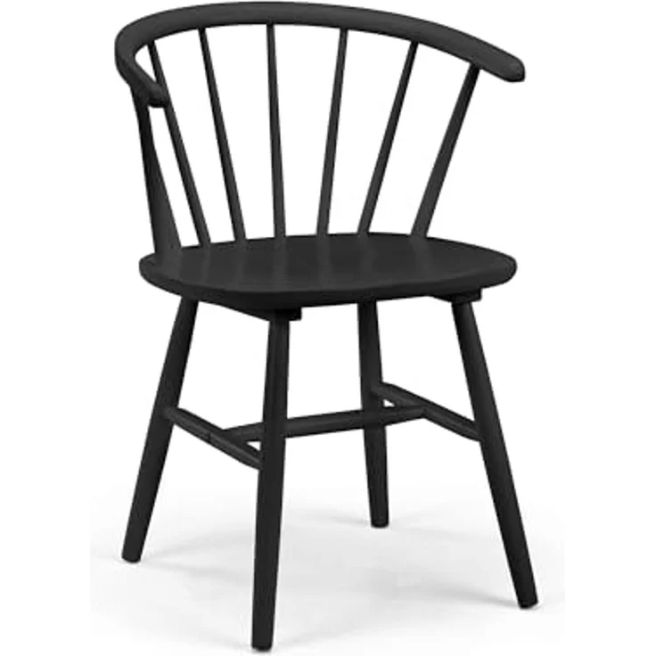 Julian Bowen 2er-Set Modena Esszimmerstühle - Schwarz – Bild 3