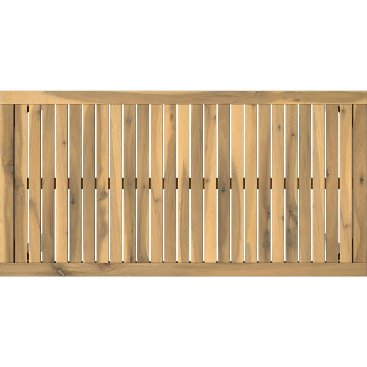 vidaXL Gartenbar-Tisch NAARDEN Weiß gewaschen 108,5 x 55 x 105 cm 901779 – Bild 5