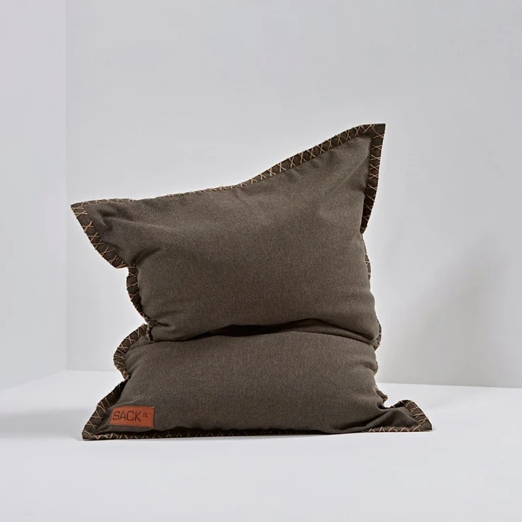 Outdoor Kindersitzsack SQUAREit Cobana Junior Braun – Bild 1