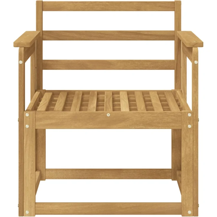 vidaXL Outdoor-Sofagarnitur Massivholz Akazie Weiß 3438963 – Bild 3