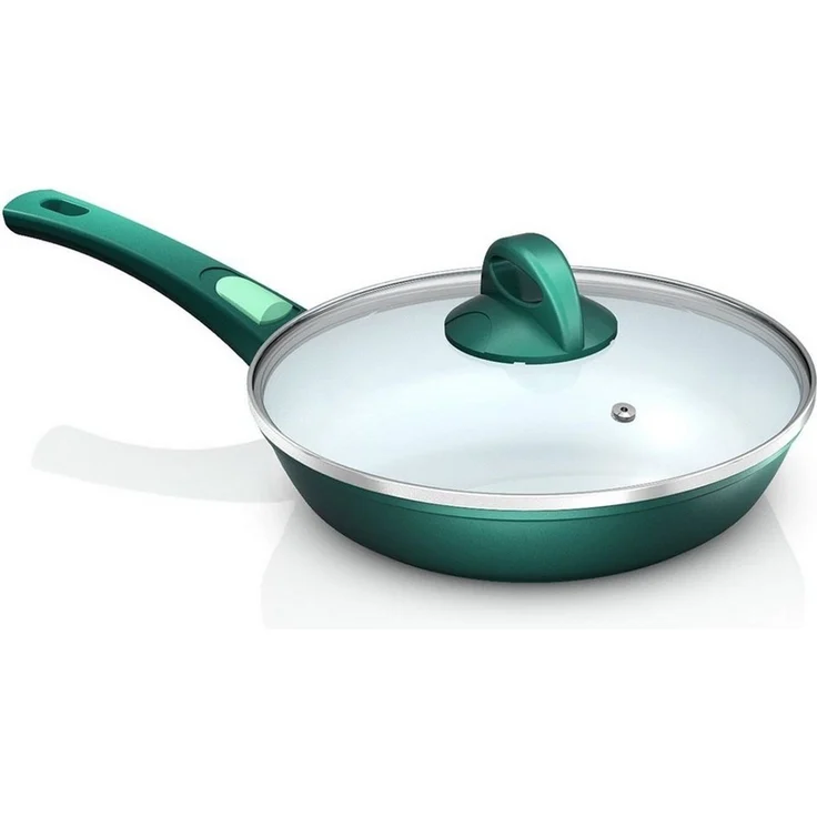 5 Farben Genius Cerafit Fusion Pfannen Set 7-tlg. Keramik Pfanne UVP 154,95 Euro smaragdgrün – Bild 2