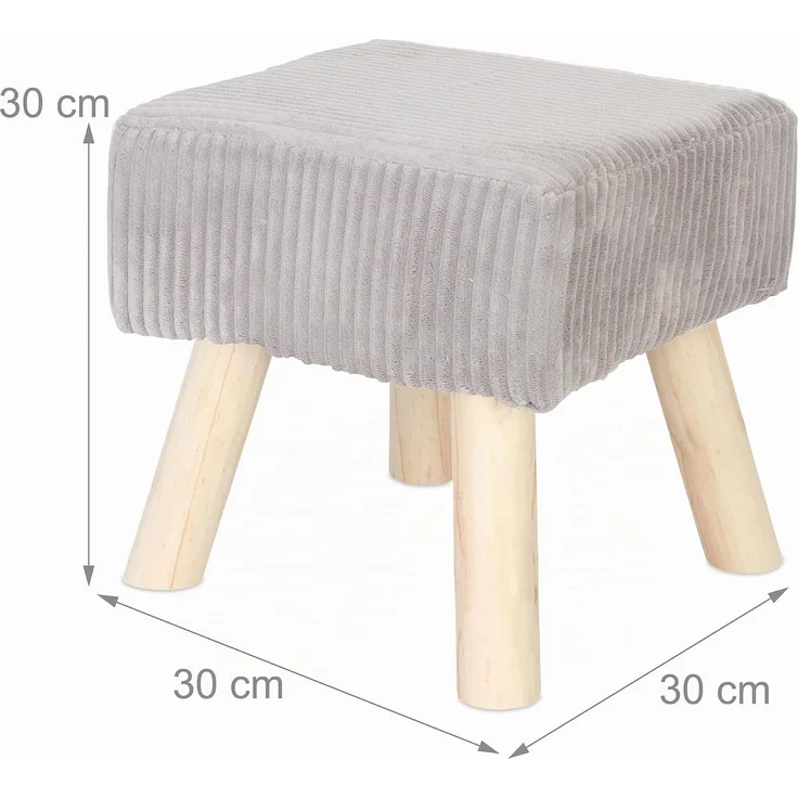 Relaxdays Hocker Cord – Bild 3