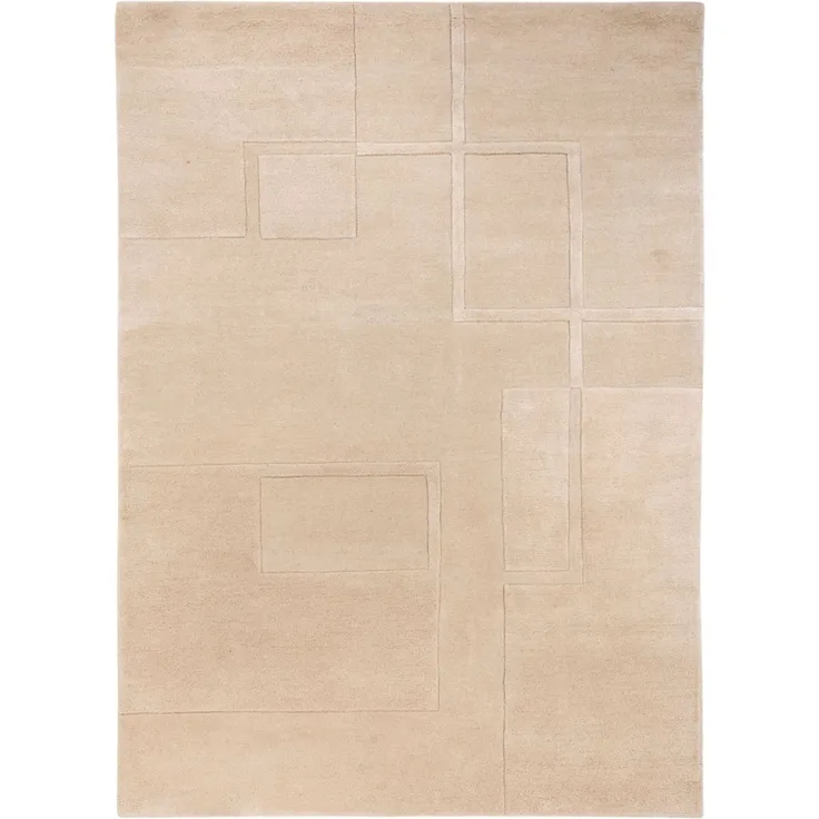 Wollteppich - 200 x 140 cm - beige