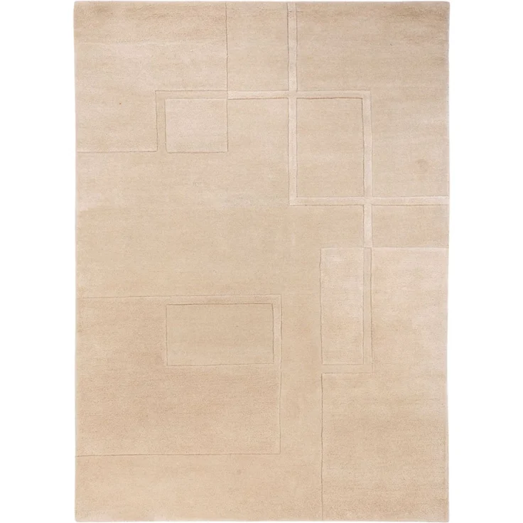 Wollteppich - 200 x 140 cm - beige – Bild 1