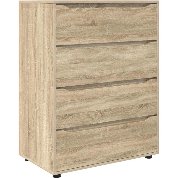vidaXL Stauraumschränke 80 x 48 x 105 cm Holzwerkstoff Sonoma-Eiche 3406227 – Bild 2