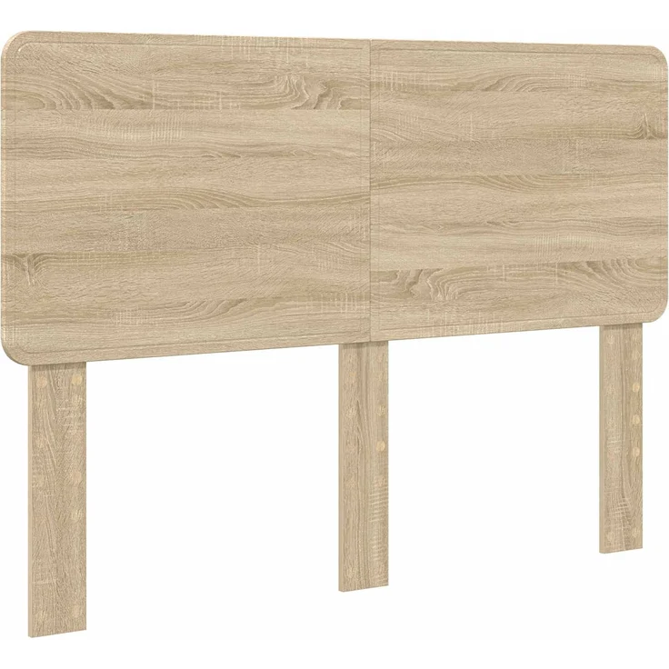 vidaXL Bettrahmen Sonoma-Eiche 150 x 200 cm Massives Kiefernholz 3412472 – Bild 5